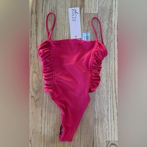 Red bodysuit